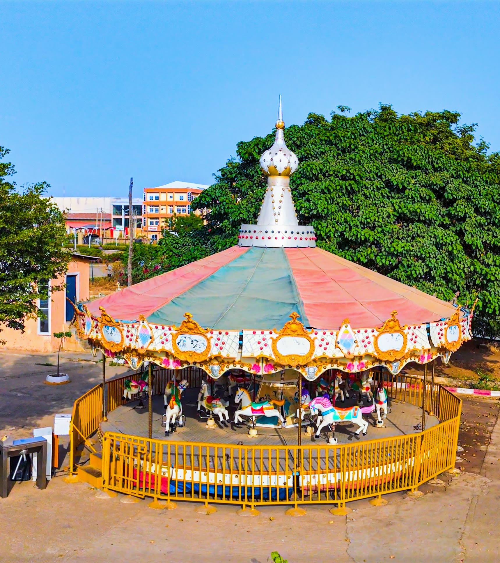 A carousel ride at My Fun Center, one of ABM Mall's play attractions